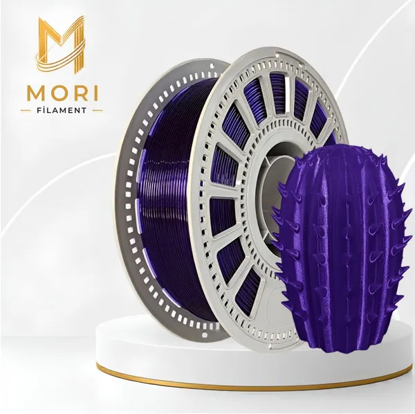 PETG Şeffaf Mor Filament 1.75mm 1kg